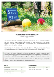 Parcours 9 trous compact